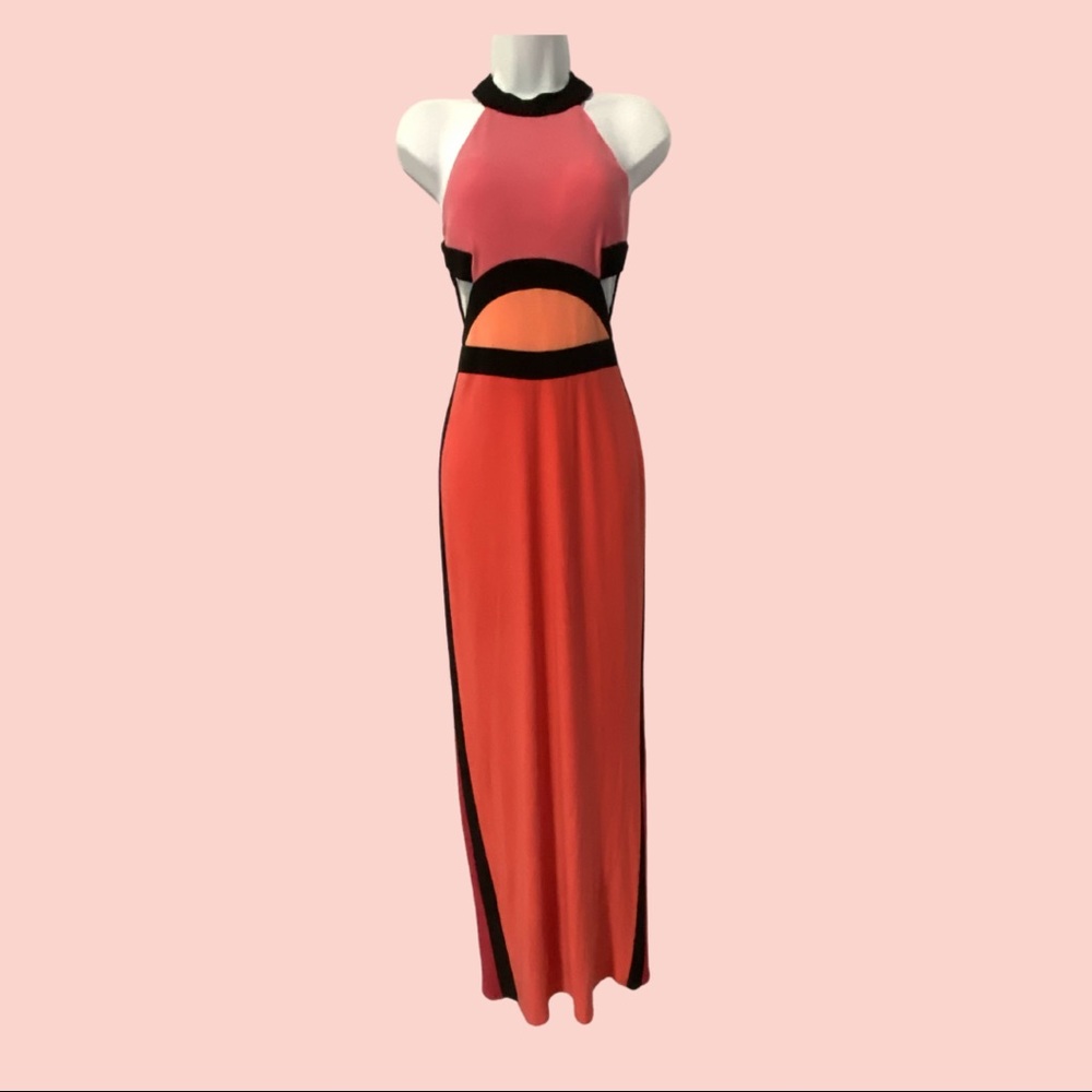 🤎2 for $200🤎 Mignon Color Block Cutout Gown